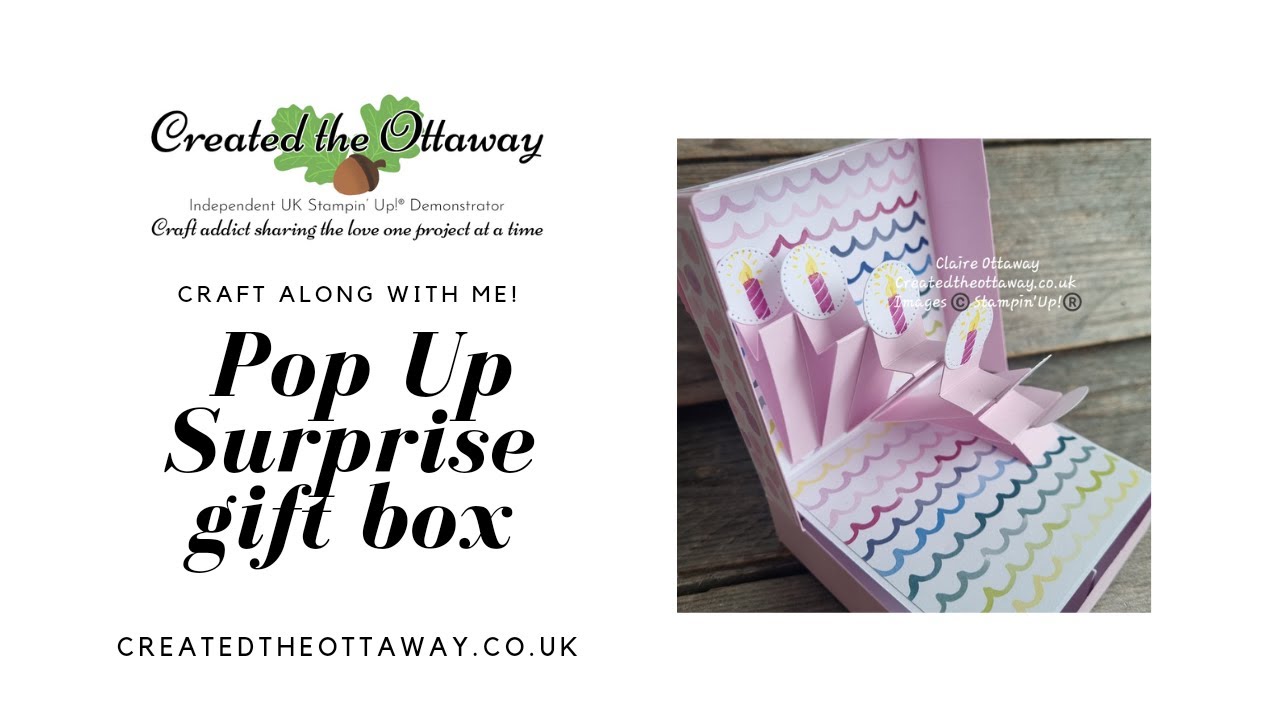WOW Gift Box! A Handmade Pop-Up Surprise with Hidden Compartment@createdtheottaway