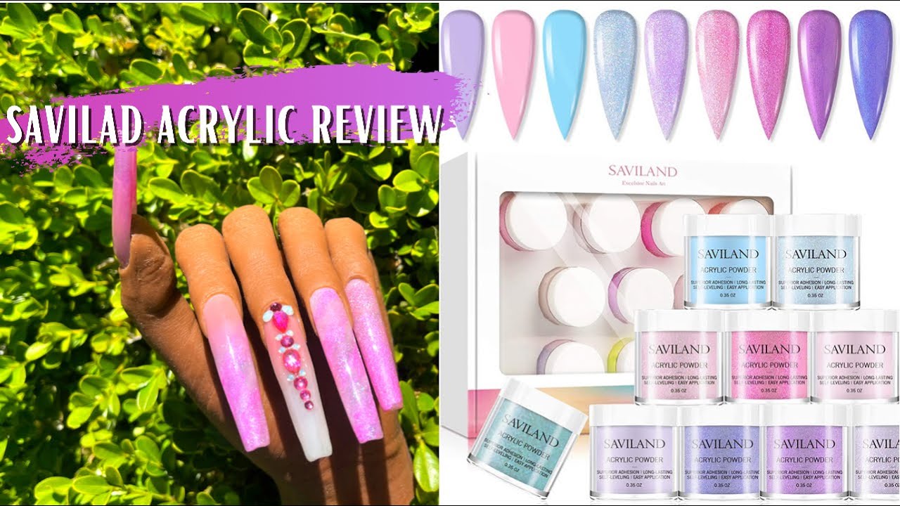 SAVILAND ACRYLIC KIT REVIEW | CHEAP ACRYLIC REVIEW | INEXPENSIVE ACRYLIC REVIEW
