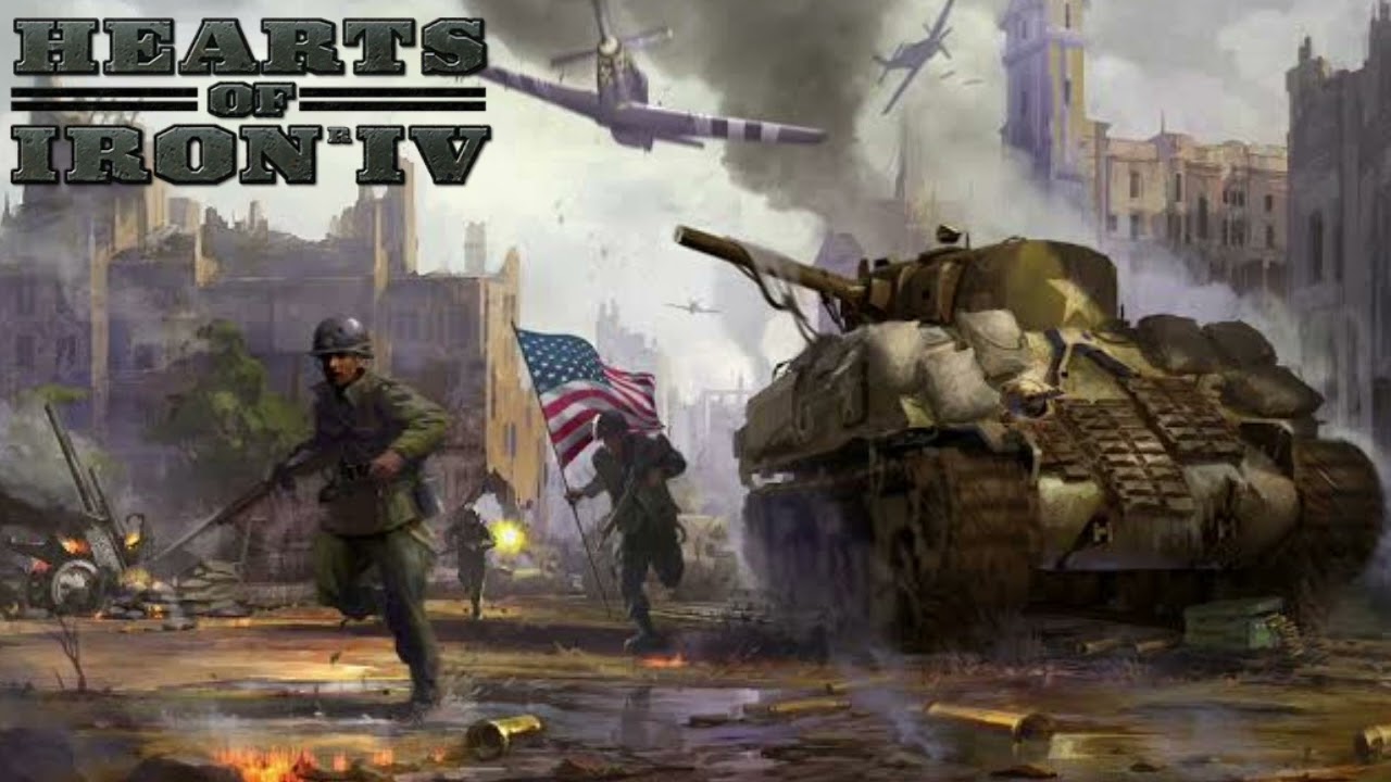 Hearts Of Iron 4 Menu theme but slowed and reverb