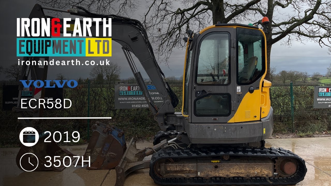 2019 Volvo ECR58D Excavator 