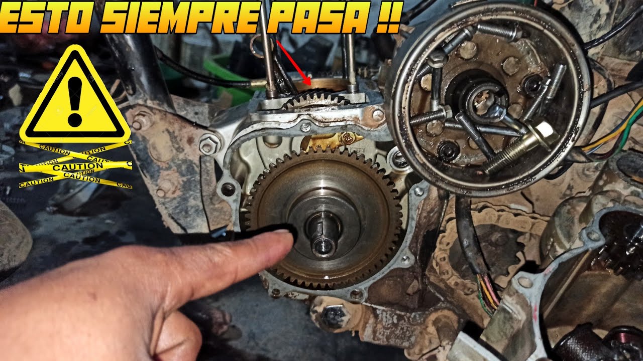PROBLEMA MUY COMÚN EN TODAS LAS MOTOS / MOTOR TRABADO 🚫 MIRA LA SOLUCIÓN 😱