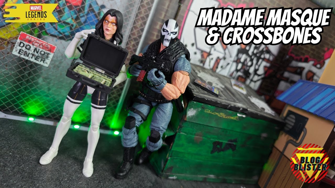 Marvel Legends Madame Masque Y Crossbones 2Pack Amazon Exclusive Reseña Review En Español