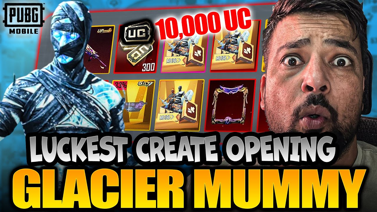 Luckiest Glacier Mummy Set Crate Opening 😍🥵 | PUBG MBILE