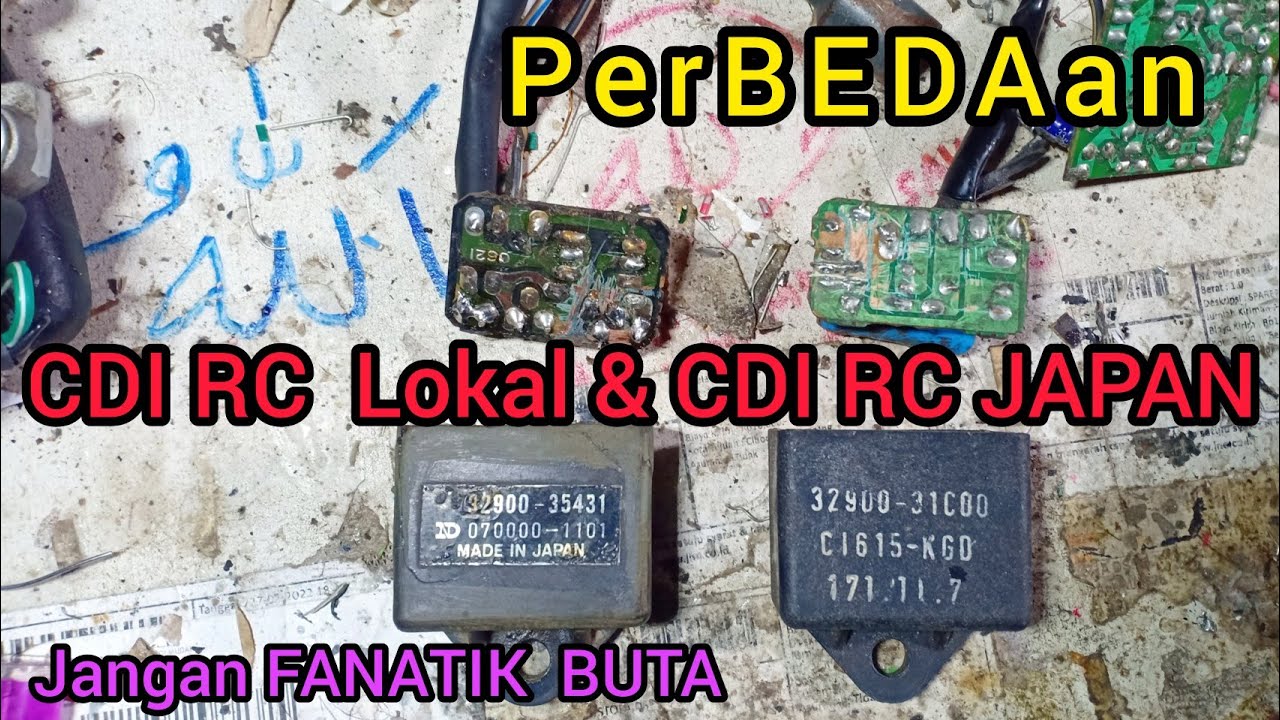 Beda ‼️CDI RC lokal dan ORI JAPAN‼️ yaitu ini... BUANG FANATIK BUTAMU