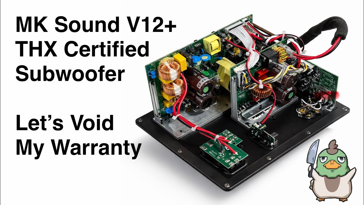 Сабвуфер MK Sound V12+ - разобран и аннулирован, гарантия недействительна.