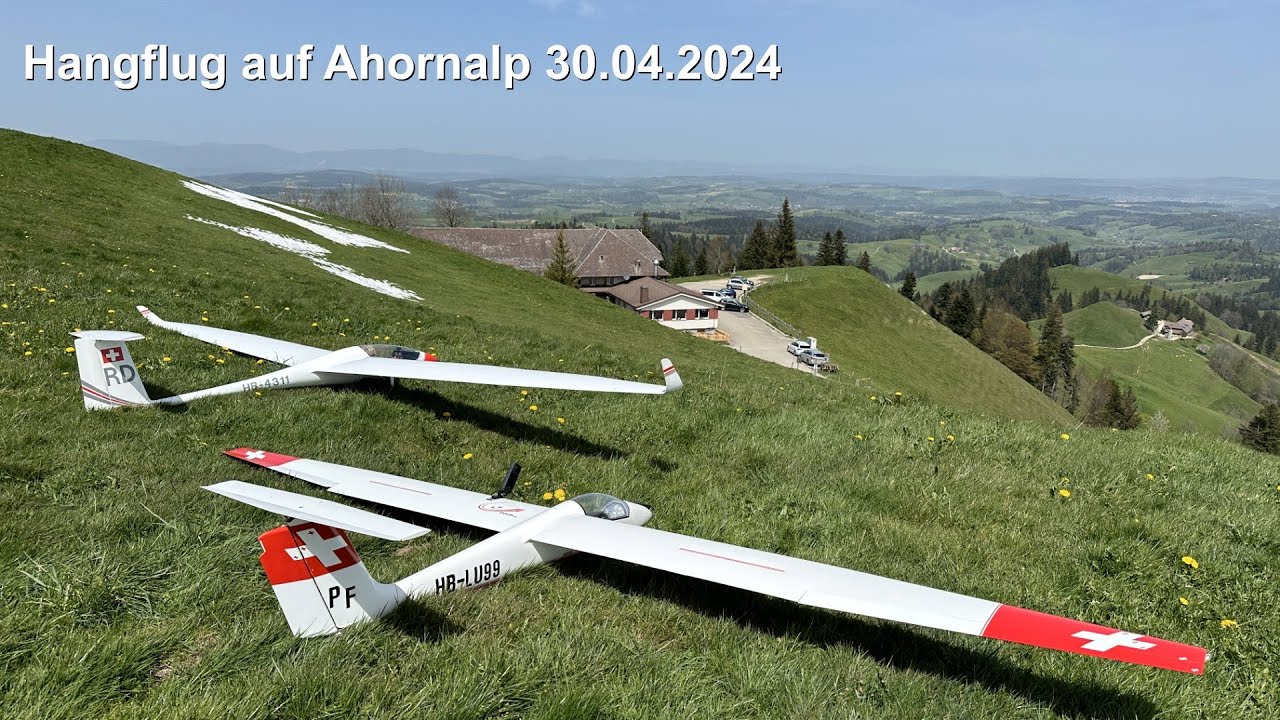 Hangflug auf Ahornalp mit Röbi Disler