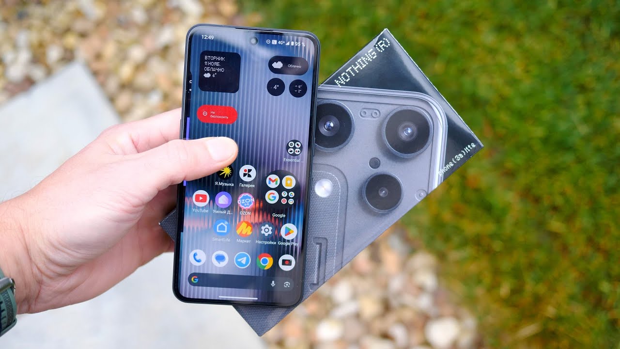 ОБЗОР NOTHING PHONE (3A) LITE - бюджетный смартфон от 12к руб. с хорошей записью видео