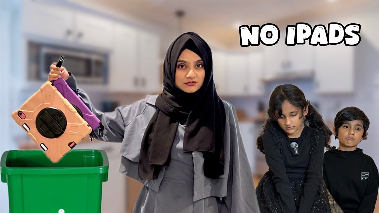 A Day WITHOUT iPads | Sehrish & Luqman Family!