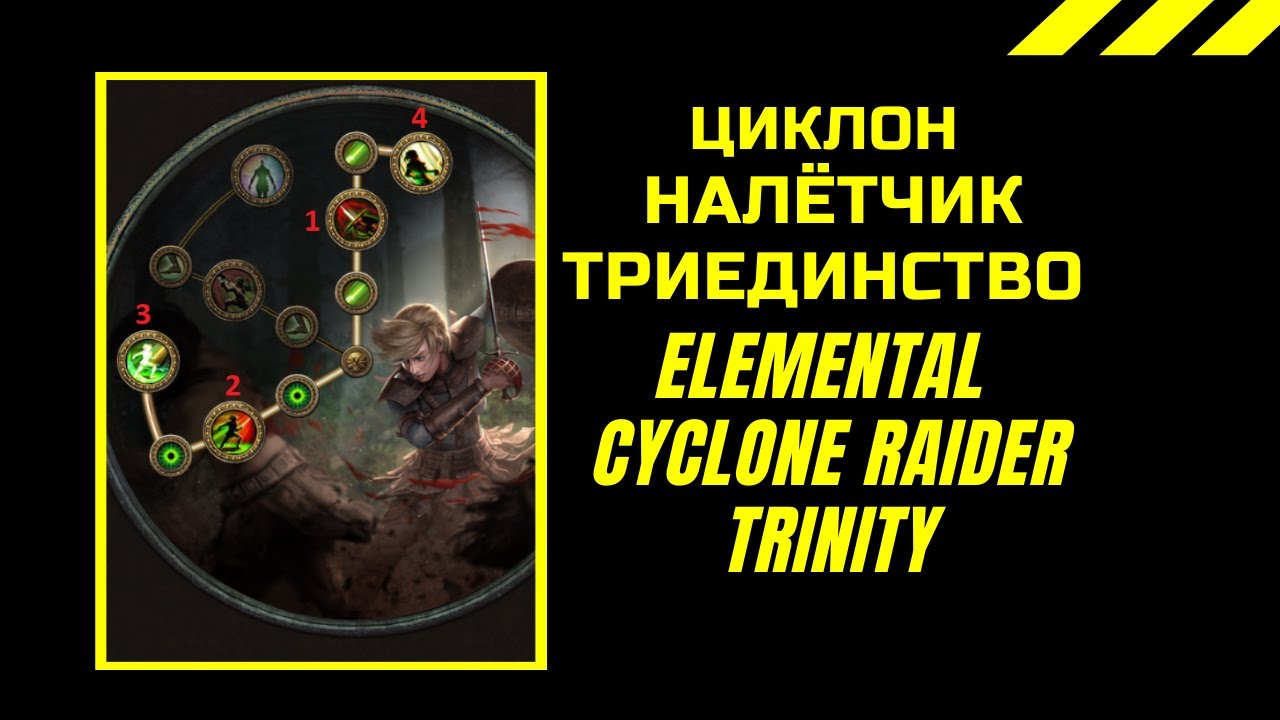 Пое 3.13 Циклон налётчик Триединство Elemental Cyclone Raider Trinity PoE Ritual 3.13