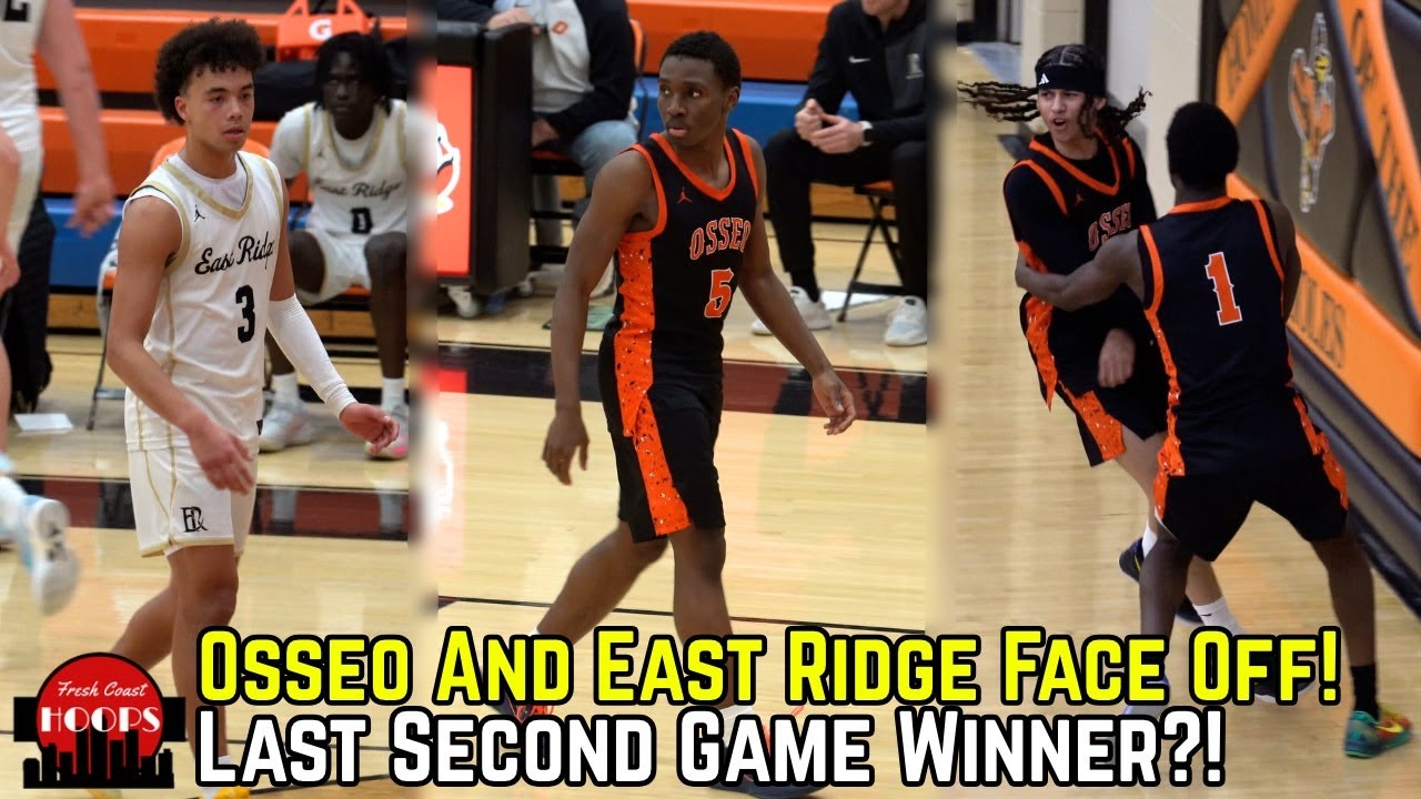 Osseo And East Ridge GO AT IT! Game Goes Down To The Final Seconds!