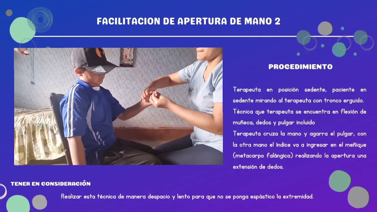 Facilitación es del Abordaje Fisioterapeutico en Extremidad Superior según Bobath