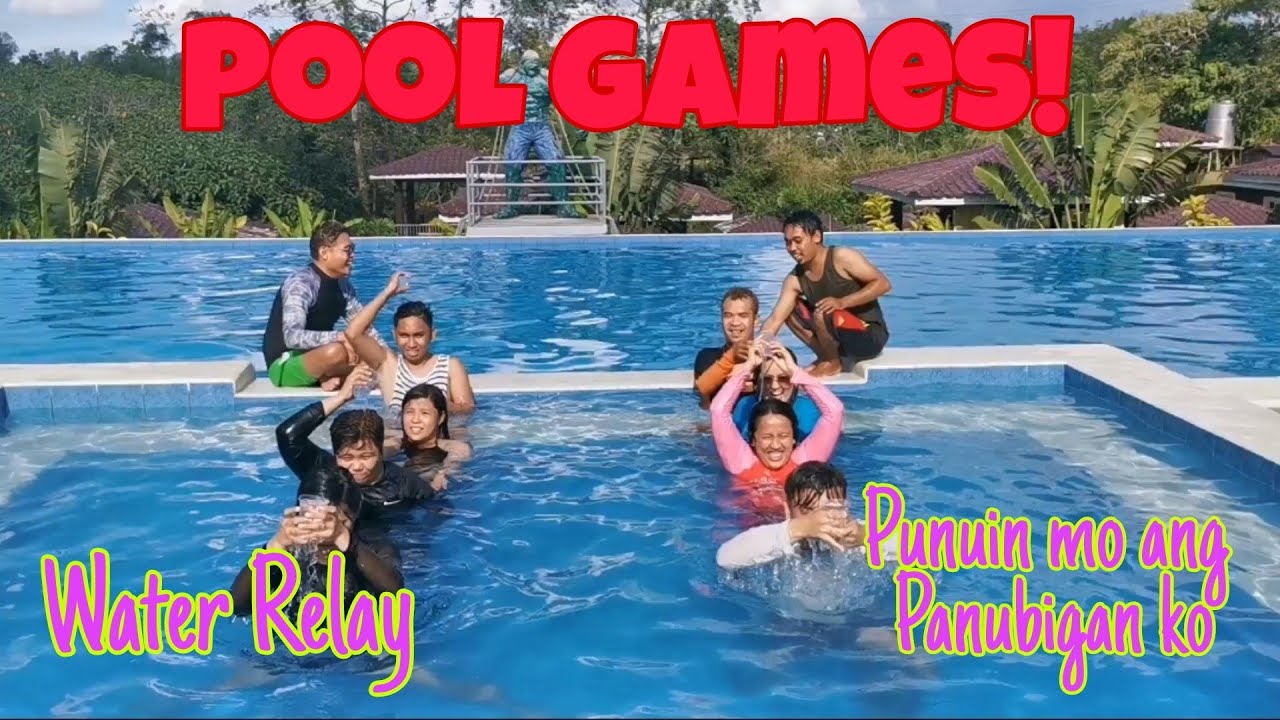 Masayang Palaro sa Pool! (Punuin Mo ang Panubigan Ko at Water Relay)