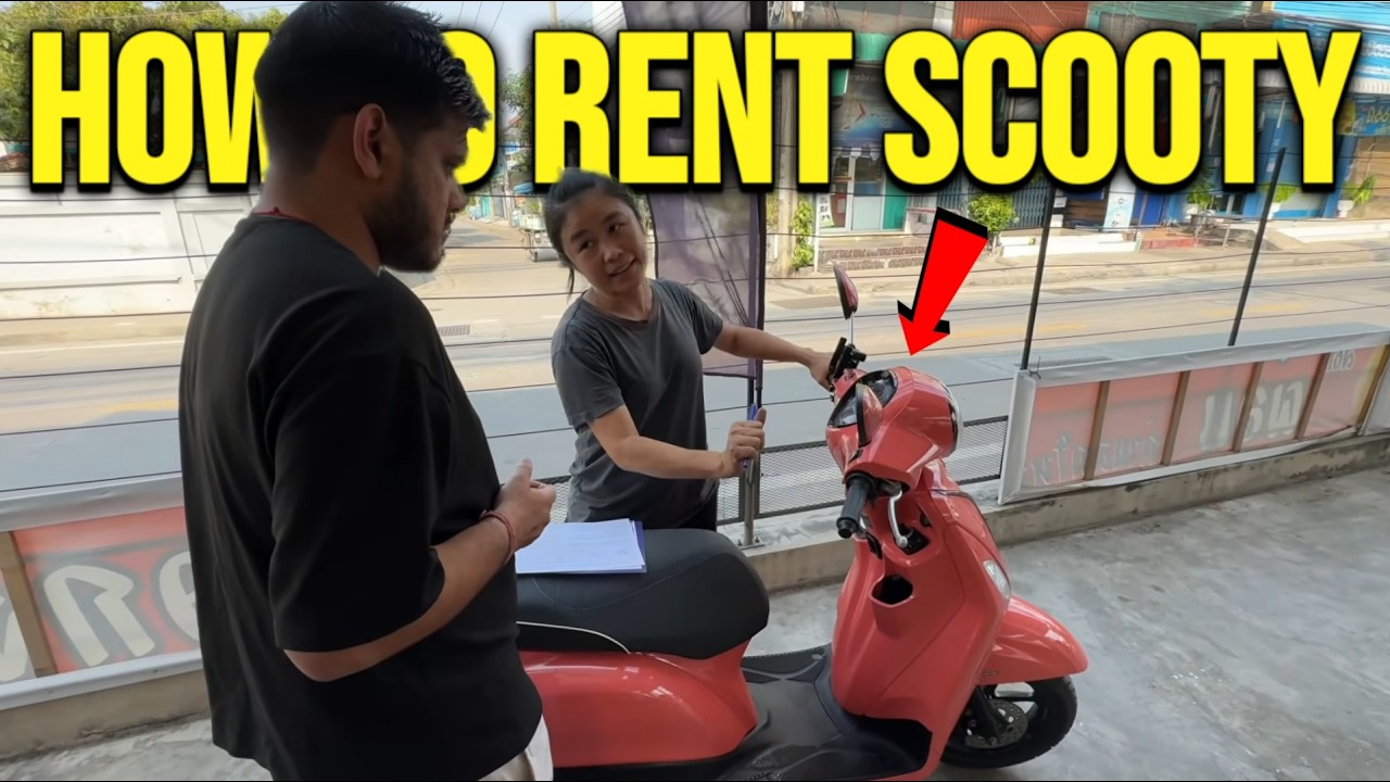 How To Rent A Scooter In Thailand As A Tourist 🇹🇭
