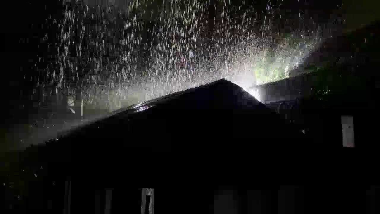 ASMR Rain on Tin Roof at Night | Fall Asleep Fast