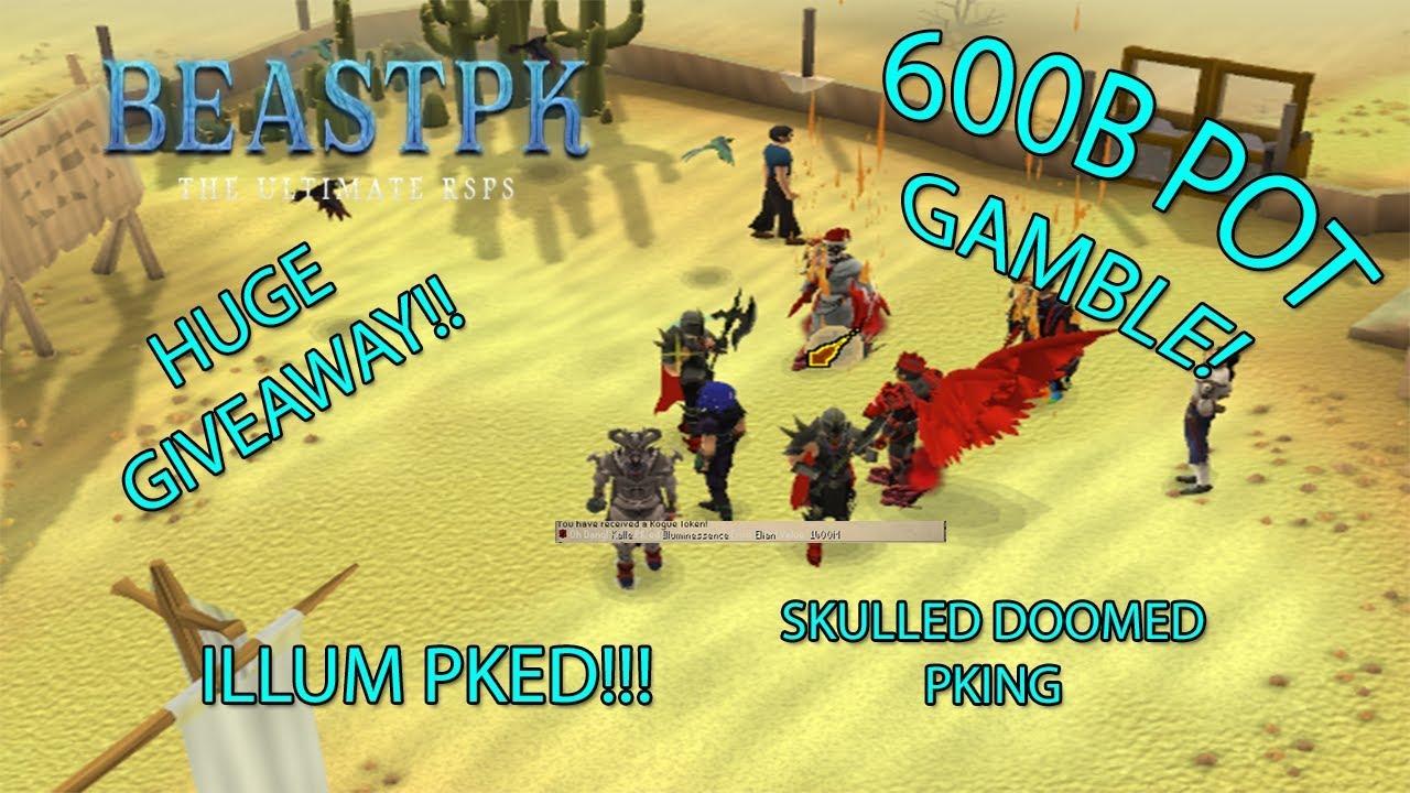 [BeastPK] Pk/gambling vid #2! [GIVEAWAY] "600B POT GAMBLE!!!"
