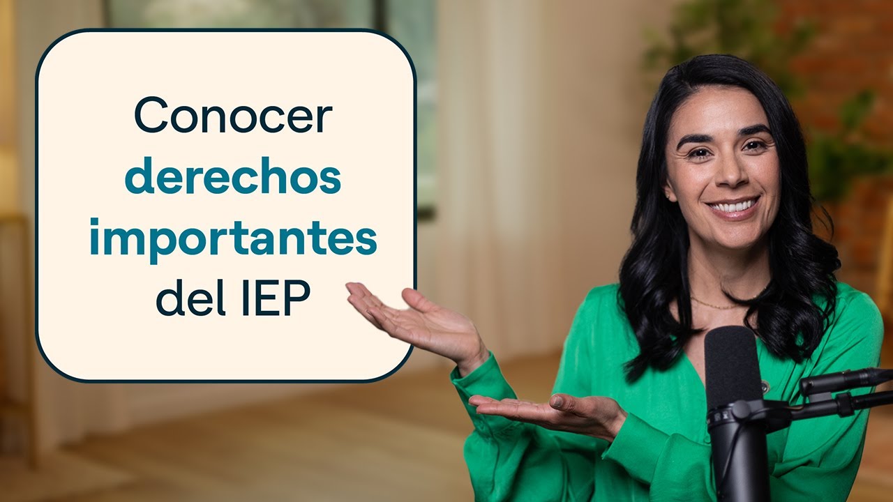 El IEP: Términos de educación especial y sus derechos legales | Understood Explica