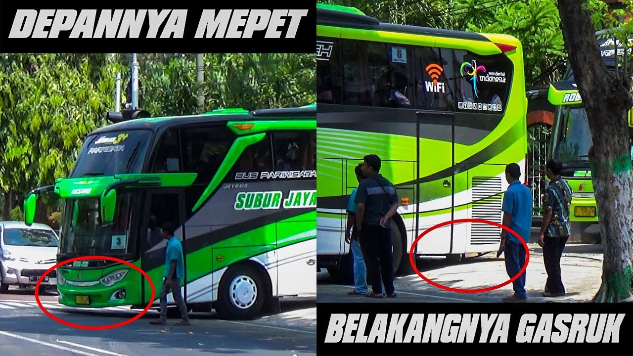 [MAK GRRUUUKKKK....!!!] 7 UNIT Bus Subur Jaya GASRUK saat keluar sekolah