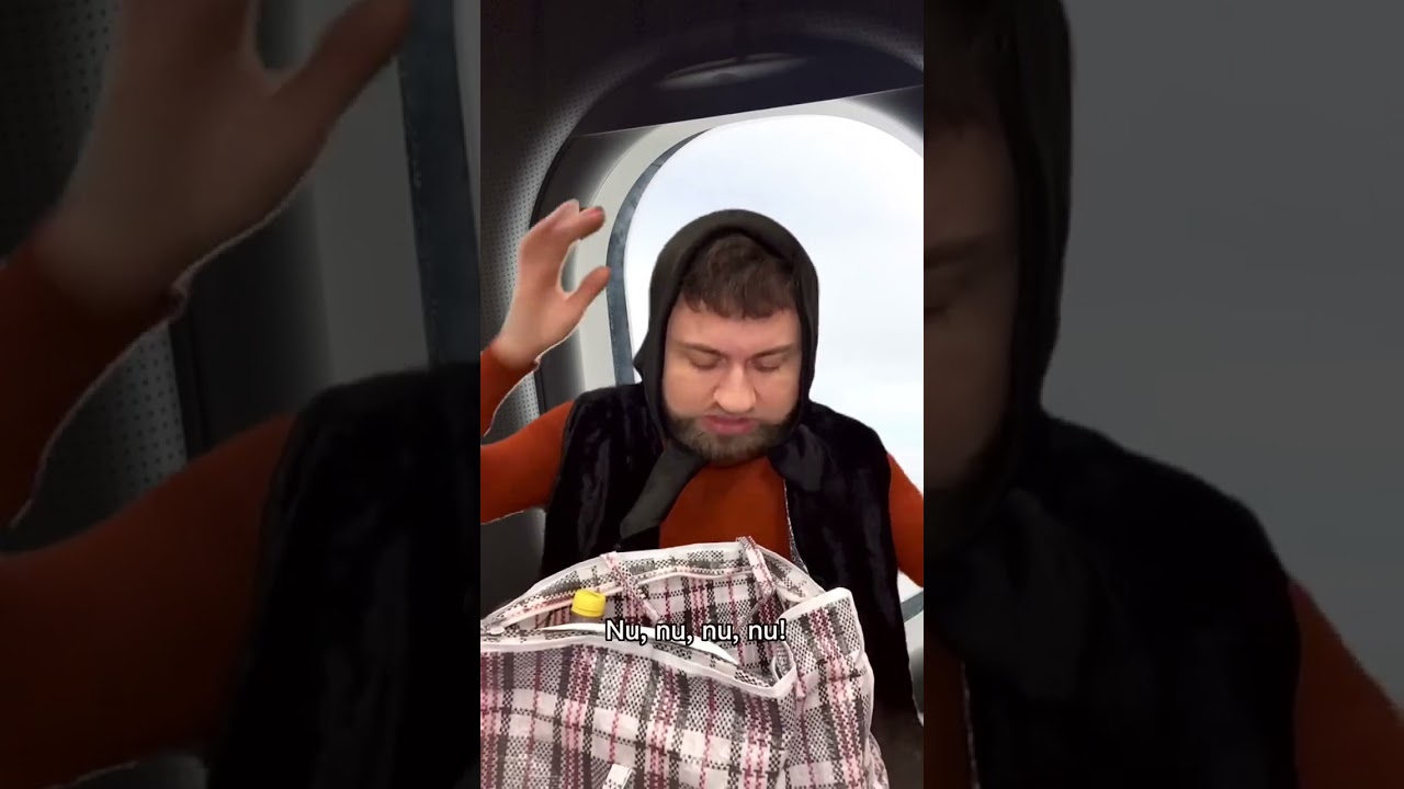 Nană Piștoaie ÎN AVION