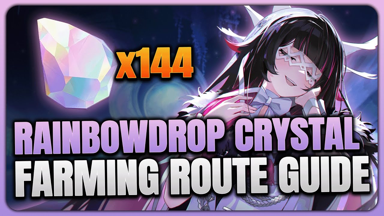 Rainbodrop Crystal 144 Locations FARMING ROUTE GUIDE | Genshin Impact