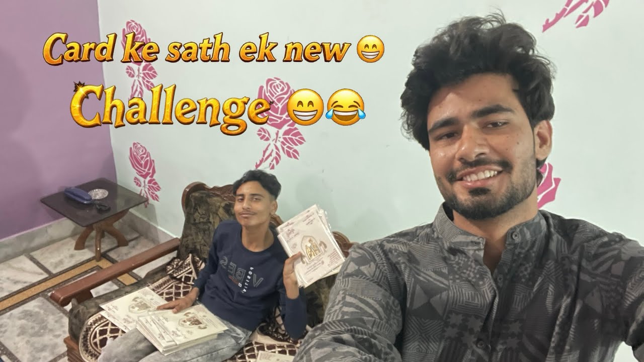 Shadi ke card se ek or challenge 🤣❤️