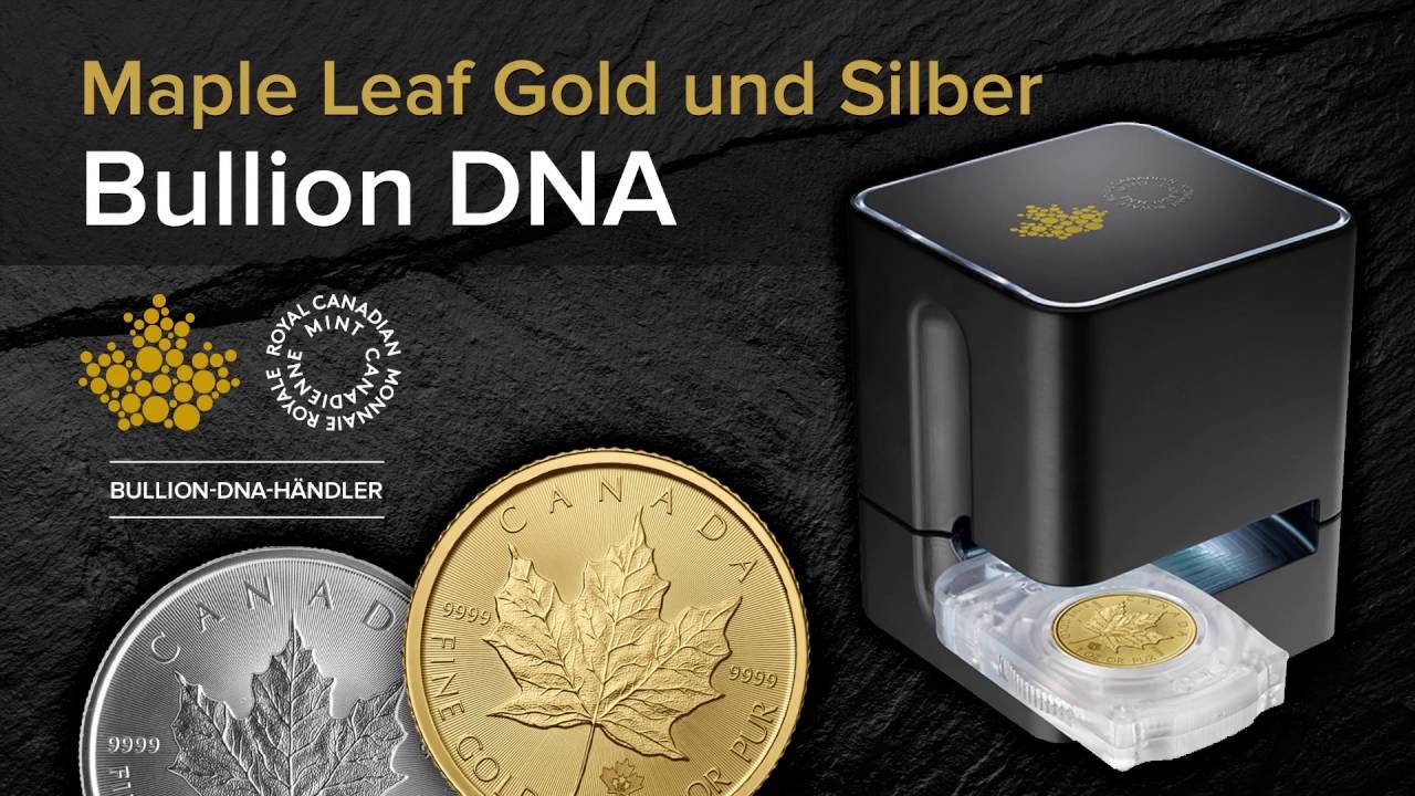 Maple Leaf Gold- & Silbermünzen: Bullion DNA Reader schafft Sicherheit