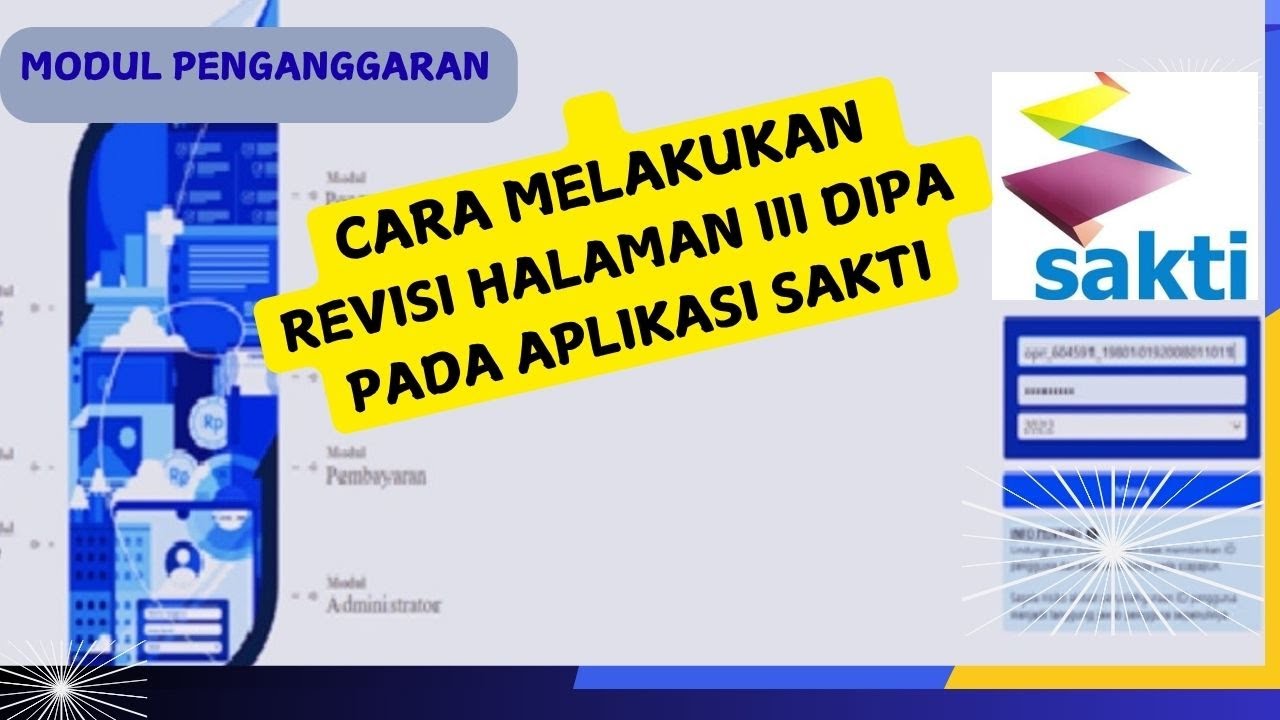 Terbaru!Cara Melakukan Revisi Halaman III DIPA pada Aplikasi SAKTI 2025