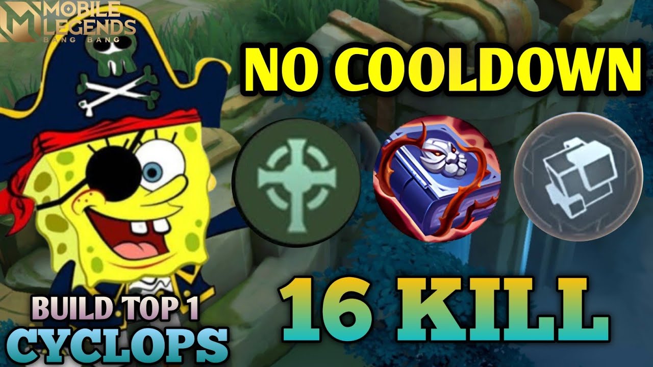 CYCLOPS NO COOLDOWN EMBLEM SUPPORT TERLALU OP MUSUH AUTO FEEDER | BEST BUILD CYCLOPS 2026 - MLBB