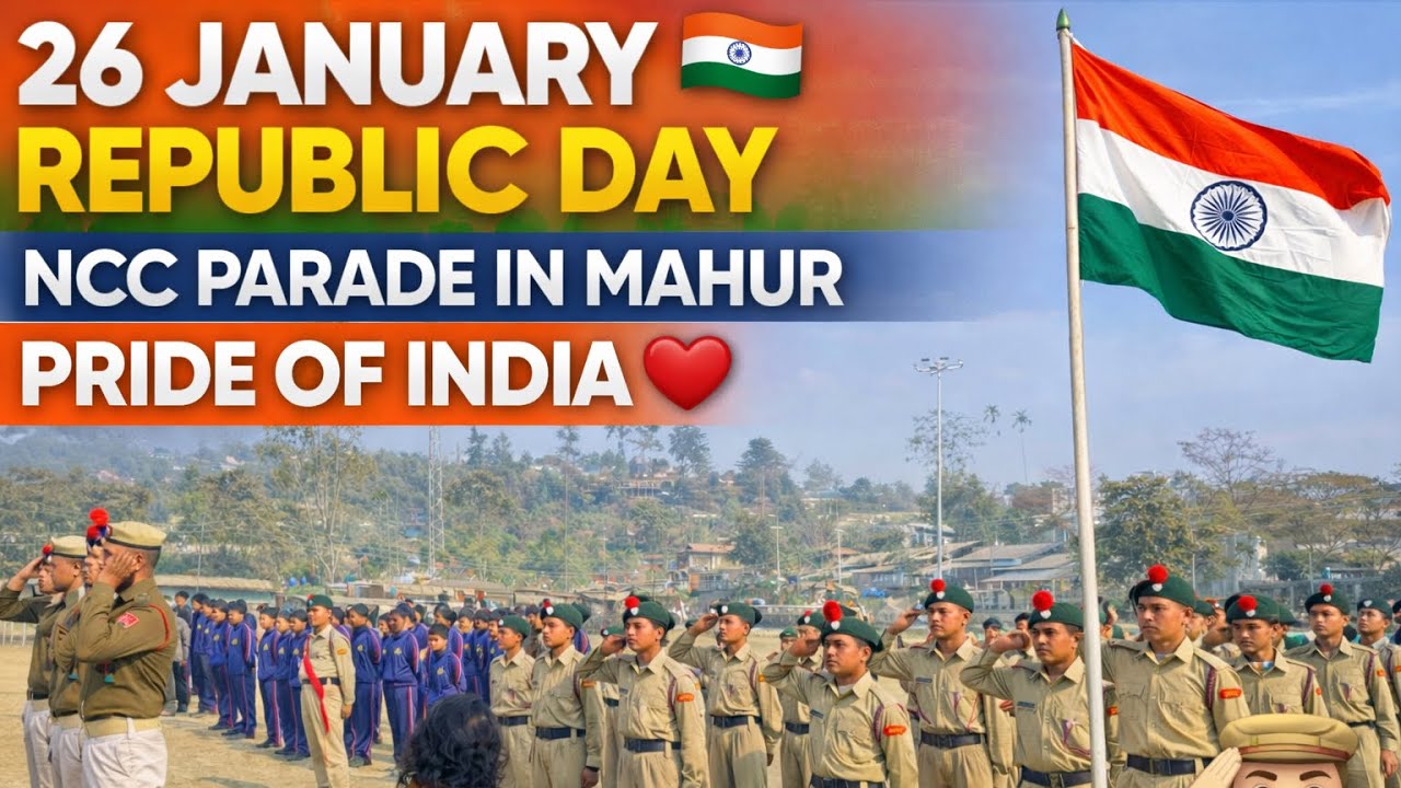 26 January Republic Day 🇮🇳 | NCC Parade in Mahur | Pride of India ❤️