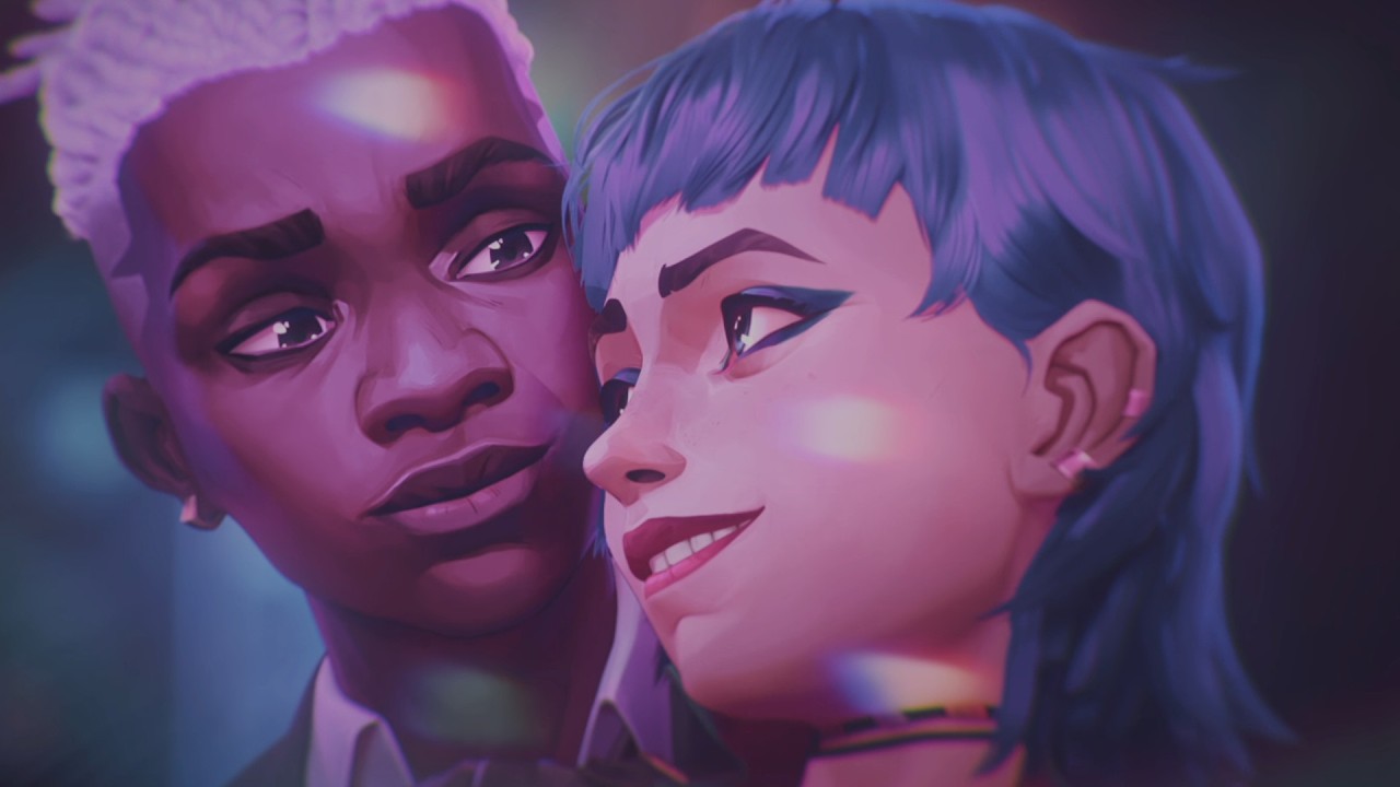 Ekko and Jinx Powder Kiss Scene Arcane S2 Episode 7