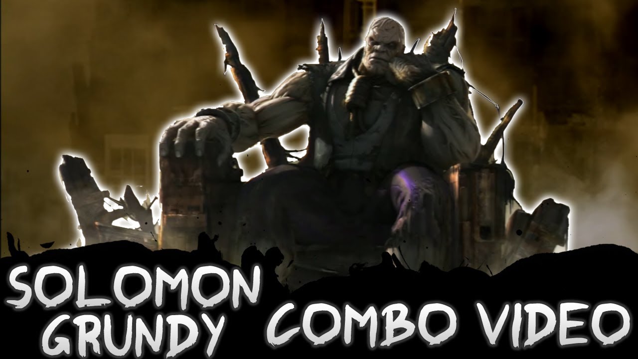 Injustice: Gods Among Us - Solomon Grundy Combo Video by KingBlackToof