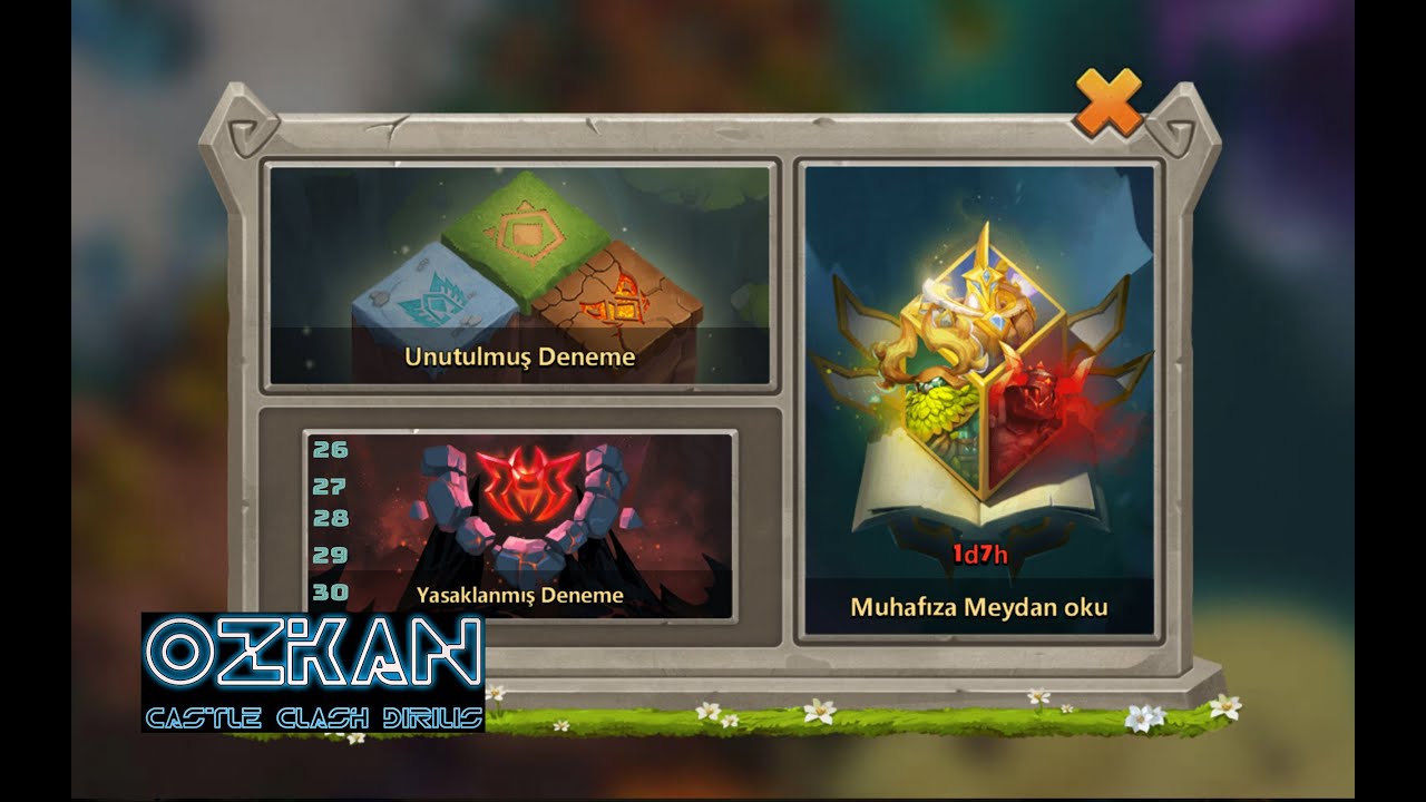 Castle Clash - Forbidden Trial 26-27-28-29-30 - Full hero set-up