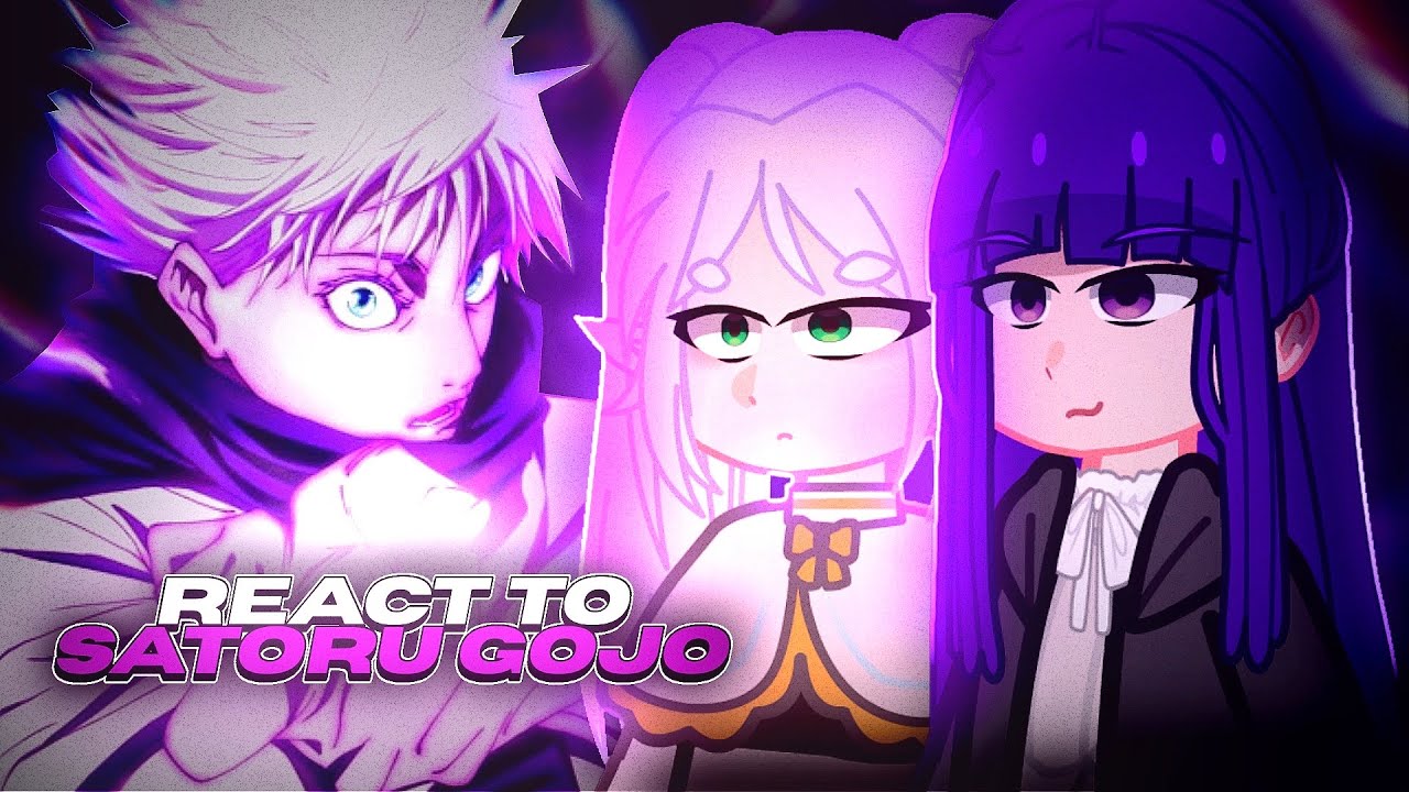 Sousou No Frieren React to Satoru Gojo | Jujutsu Kaisen | 🇺🇸/🇧🇷