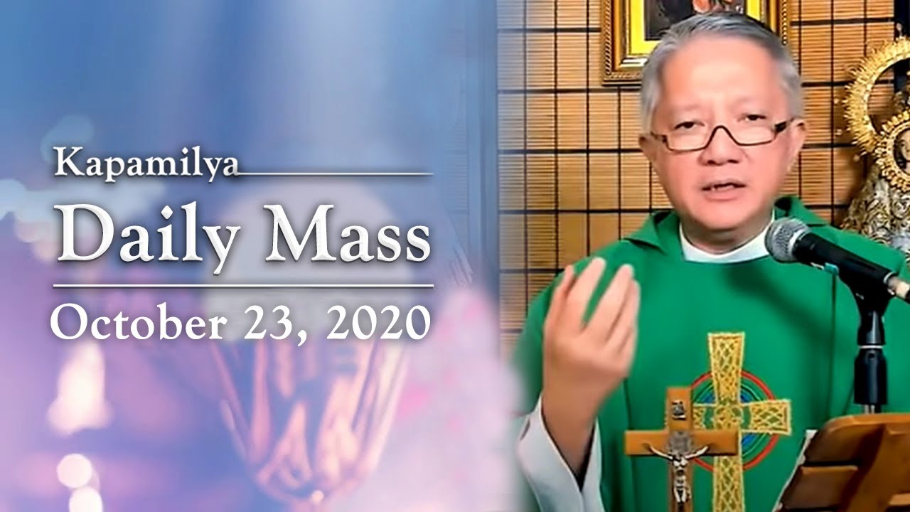 Read the Signs of the Times | October 23, 2020 | Kapamilya Daily Mass