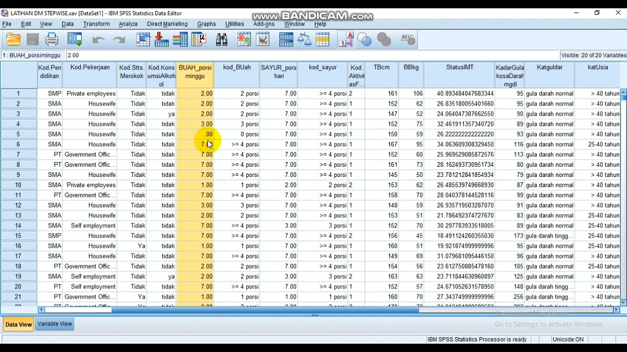 Part 1 Analisis Univariat Numerik dan Kategorik