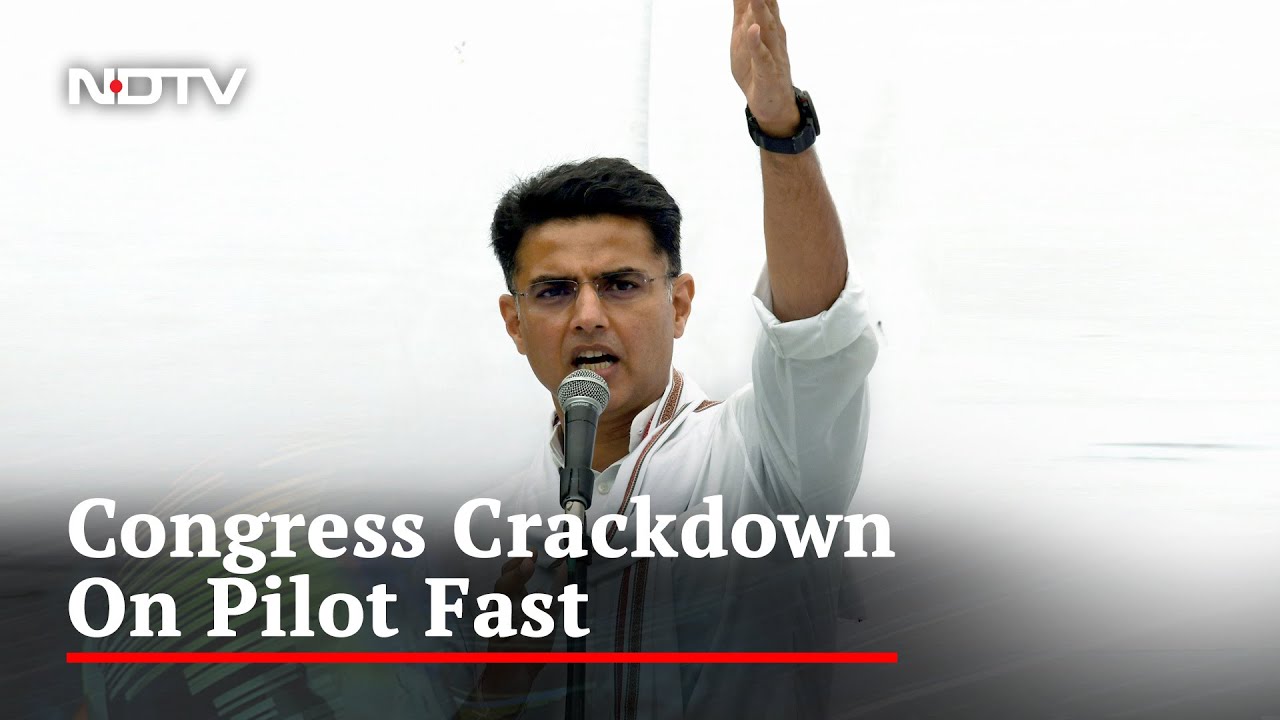 Congress Cracks Down On Sachin Pilot's Fast, Calls It 