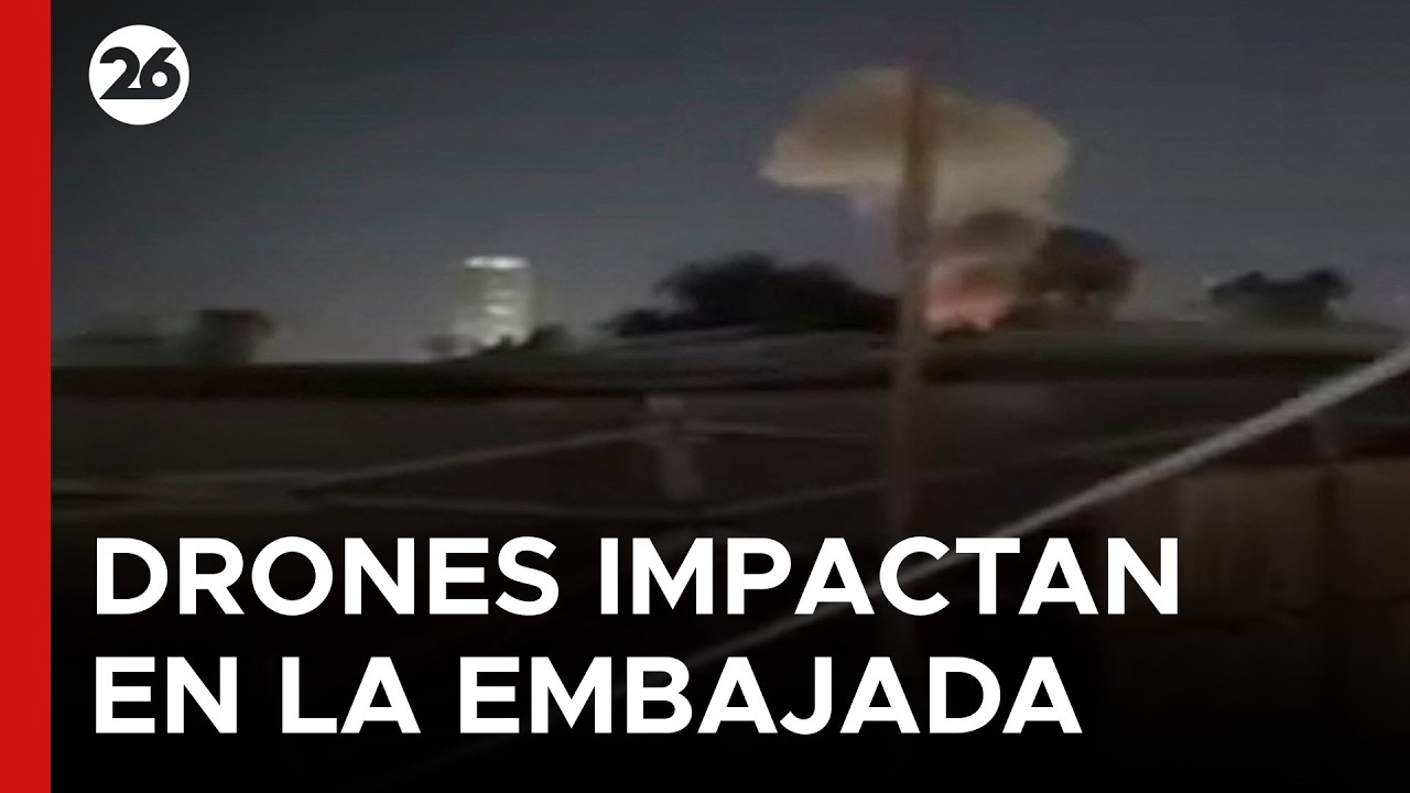 🚨 RIESGO INMINENTE | La embajada de EE.UU. en Irak vuelve a ser blanco de agresiones
