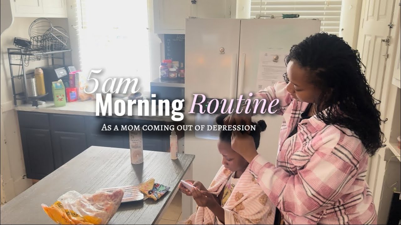 My 5 a.m  MORNING routine OVERCOMING DEPRESSION and PRIORITIZING YOU! before the ROLES of WOMANHOOD 