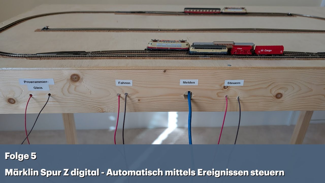 Märklin Spur Z digital - Automatisch mittels Ereignissen steuern