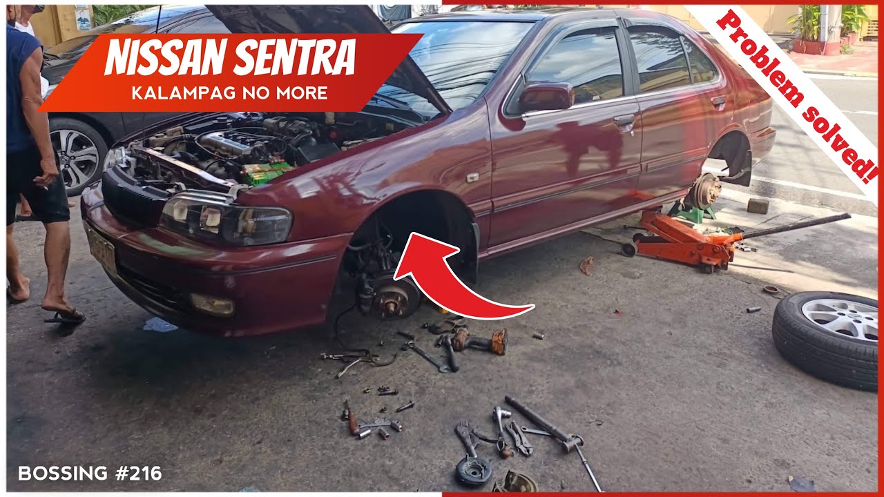 Nissan Sentra Kalampag Problem Solved | Suspension Balljoint & Shock Absorber Mounting Check