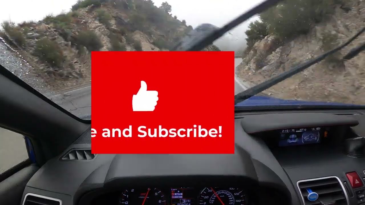 ACH Canyon in the rain (POV Driving)