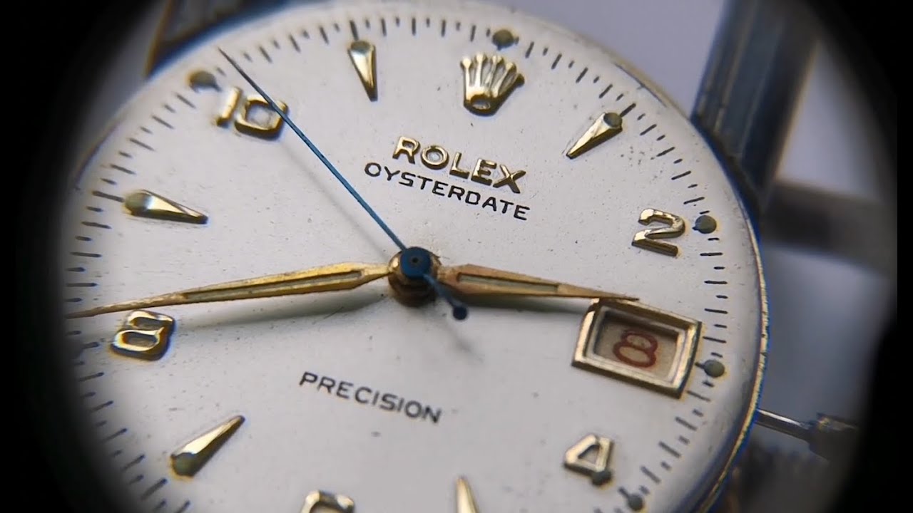 ROLEX OYSTERDATE 6494 | TROPICAL “EXPLORER” DIAL | CAL 1210 | 1950’s | STEEL RESTORING MAINTAINING