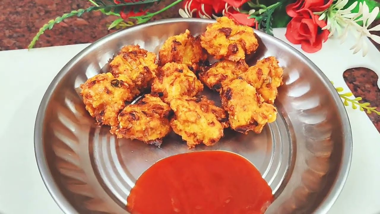 शाम की चाय के लिए परफेक्ट स्नैक | Leftover Rice Pakoda 😀