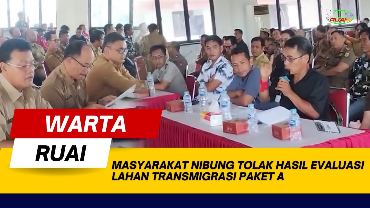MASYARAKAT NIBUNG TOLAK HASIL EVALUASI LAHAN TRANSMIGRASI PAKET A