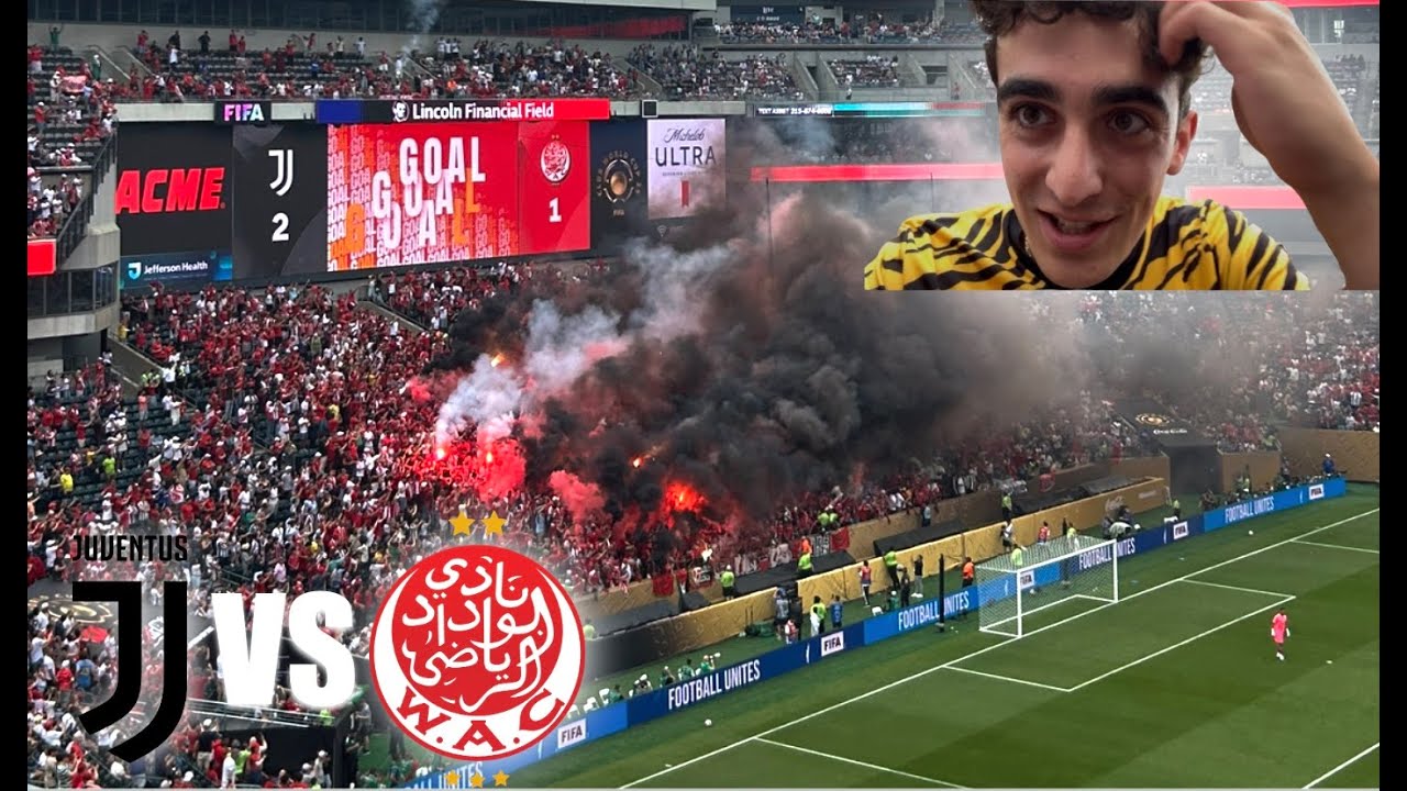 I saw the CRAZIEST Moroccan Fans - Juventus vs Wydad - FIFA CWC