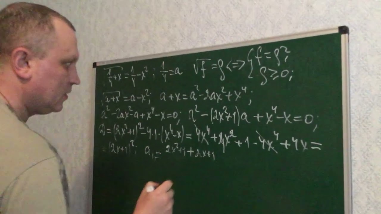 Математика. Цікаве рівняння 10 клас.