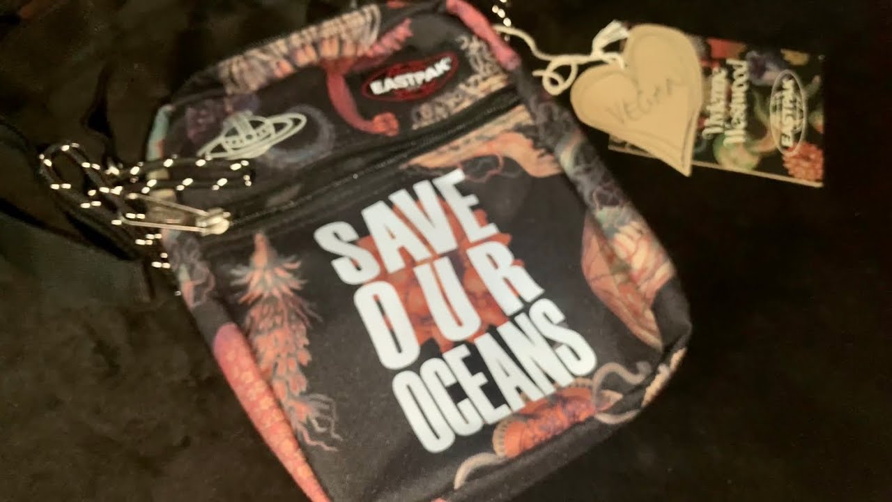 Vivienne Westwood / Eastpak “Save Our Oceans” crossbody bag UNBOXING.