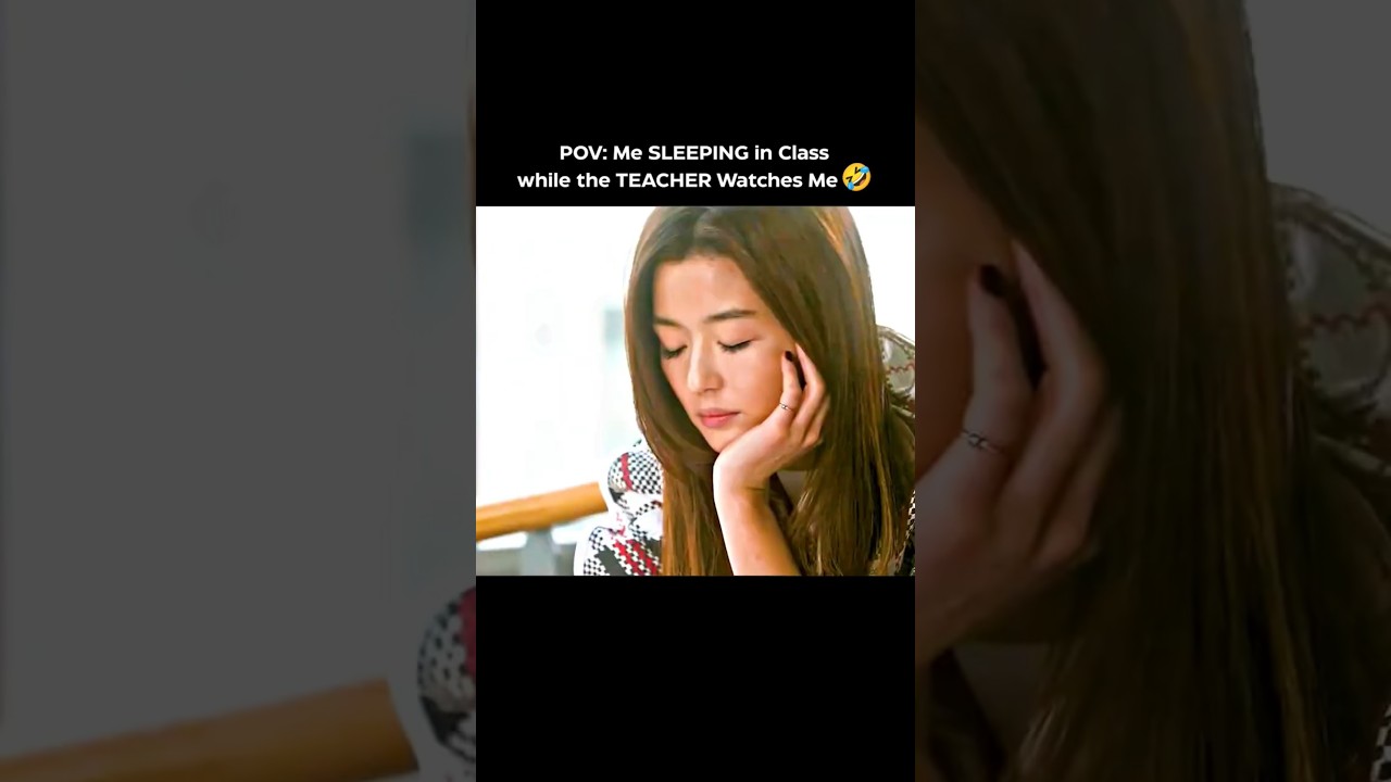 She Sleeps in his BORING class but he Saw 🤣 #kdrama #funny #viral #trending #fyp #foryou