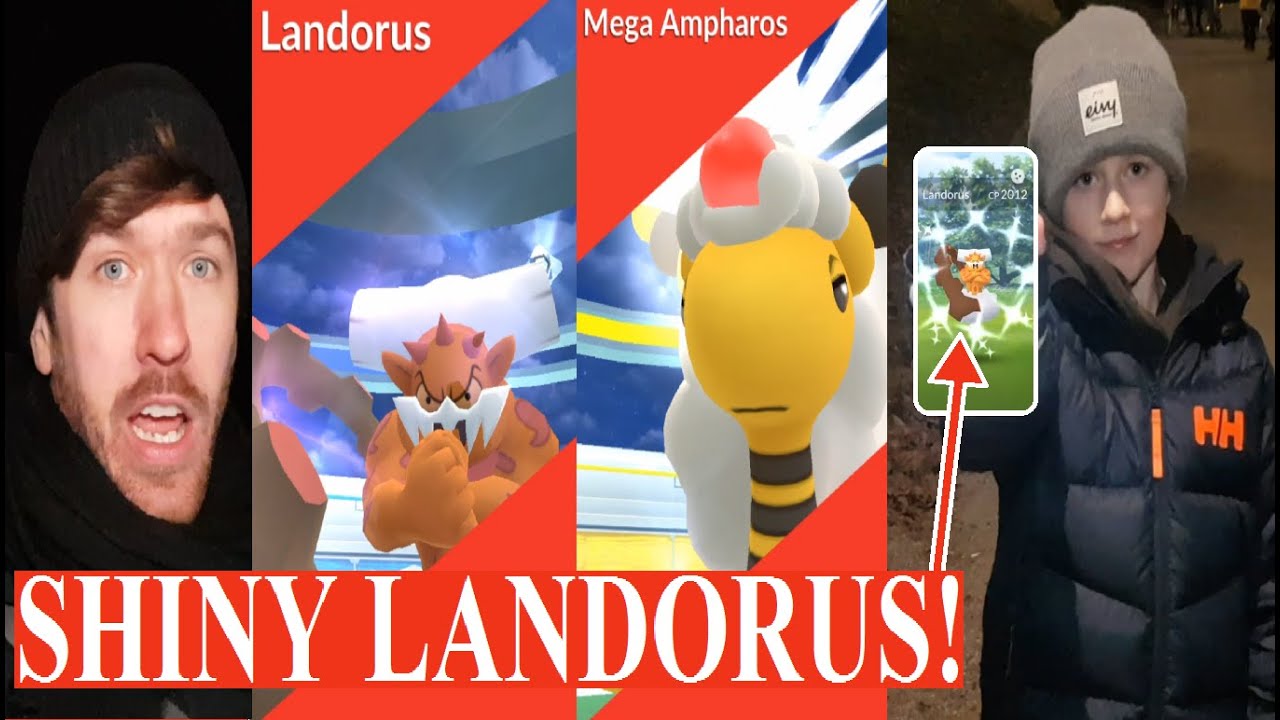 Pokemon GO på Svenska | SHINY LANDORUS + MEGA AMPHAROS + NOIBAT CHANS! | Johans Pokemon GO