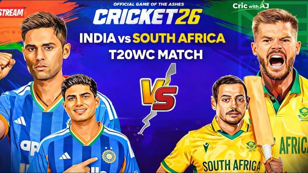 🔴  India vs South Africa | T20WC Match | Cricket 26 Gameplay Game #gaming #gameplay