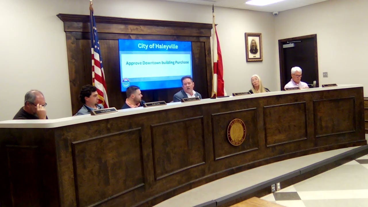 Haleyville City Council Meeting - January 5, 2026